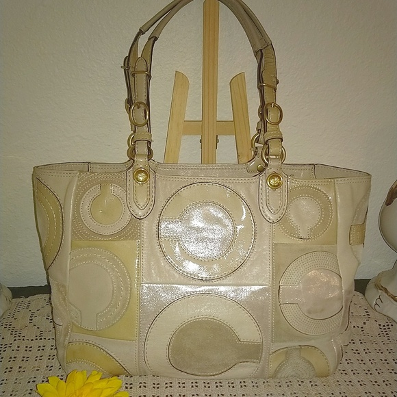 COACH MIA INLAID TOTE BAG - Picture 3 of 8